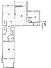 ЖК Чайка, 3-кімн. квартира, 244,6 кв.м., Лобановського, 21