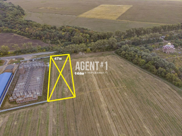 Продажа участка для коммерции Белогородка фасад