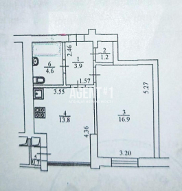 ЖК Барселона, 1-кімн. квартира 42 кв.м., вул. Петрівська 1-Б у с.С.Борщагівка