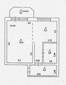 Продаж 1 кімн. квартири 34.4 кв.м. у с.П. Борщагівка, вул.Ярослава Мудрого
