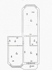 Продаж 2 кімн. квартири 69.4 кв.м. у с.П. Борщагівка, вул.Ярослава Мудрого