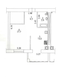 ЖК Софіївська Сфера, 1-кімн. квартира, вул. Соборна, 126/18