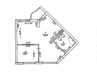 ЖК Брест-Литовський, 1-кімн. квартира, 52 кв.м. Чайки