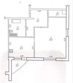 ЖК Парковий, 2-кімн., 59.8 кв.м., бул.Руденко Миколи,14-ж, м. Київ