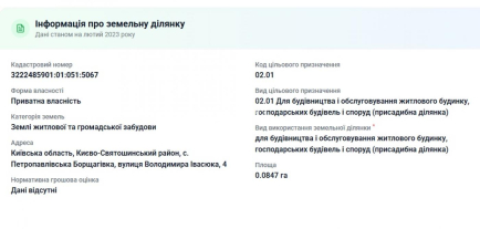 продаж ділянки 9 сот Петропавлівська Борщагівка, за ліцеєм. 