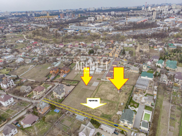 Участок под застройку 10 сот. Софиевская Борщаговка