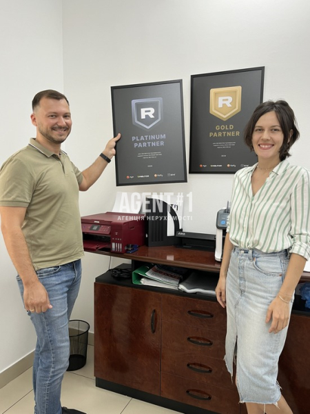  Отримали статус Platinum Partner від Rieltor.ua - Агенція нерухомості AGENT#1